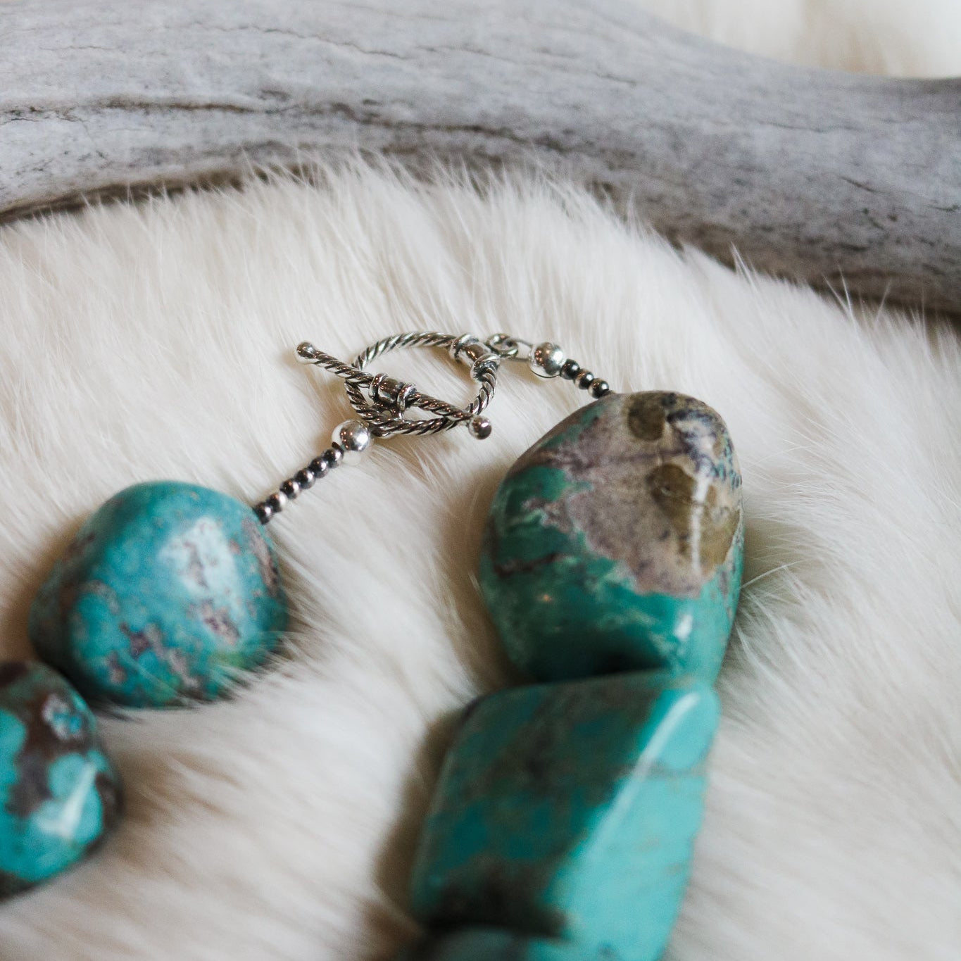 'Willow' Turquoise Beaded Statement Necklace // One of a Kind