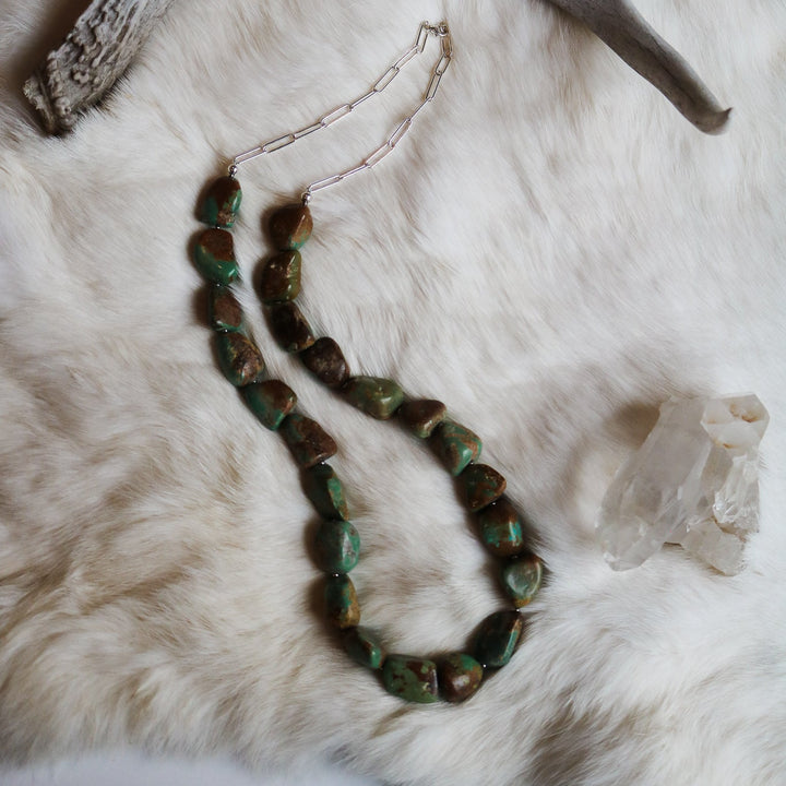 'Florence' Turquoise Beaded Statement Necklace // One of a Kind