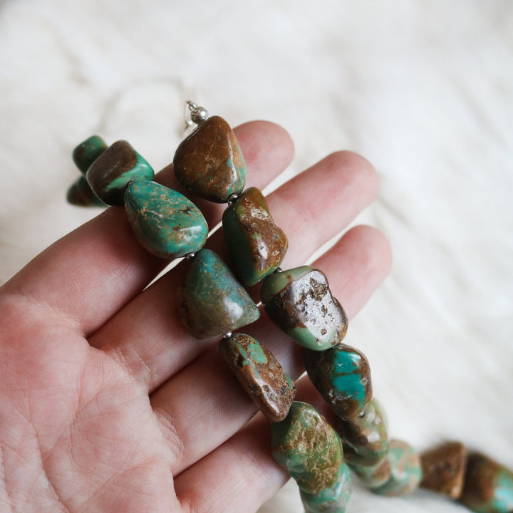 'Florence' Turquoise Beaded Statement Necklace // One of a Kind