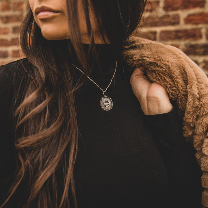 Maricopa Custom Brand Medallion Necklace in 14K Gold // Made to Order