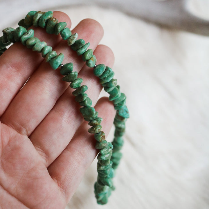 'Kai' Turquoise Beaded Statement Necklace // One of a Kind