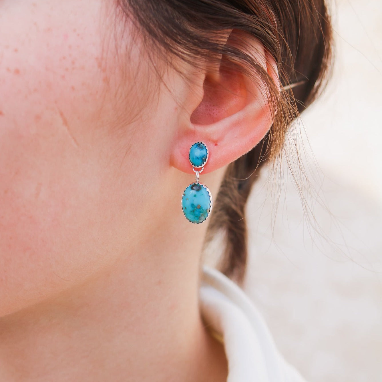 Isla Double Drop Earrings