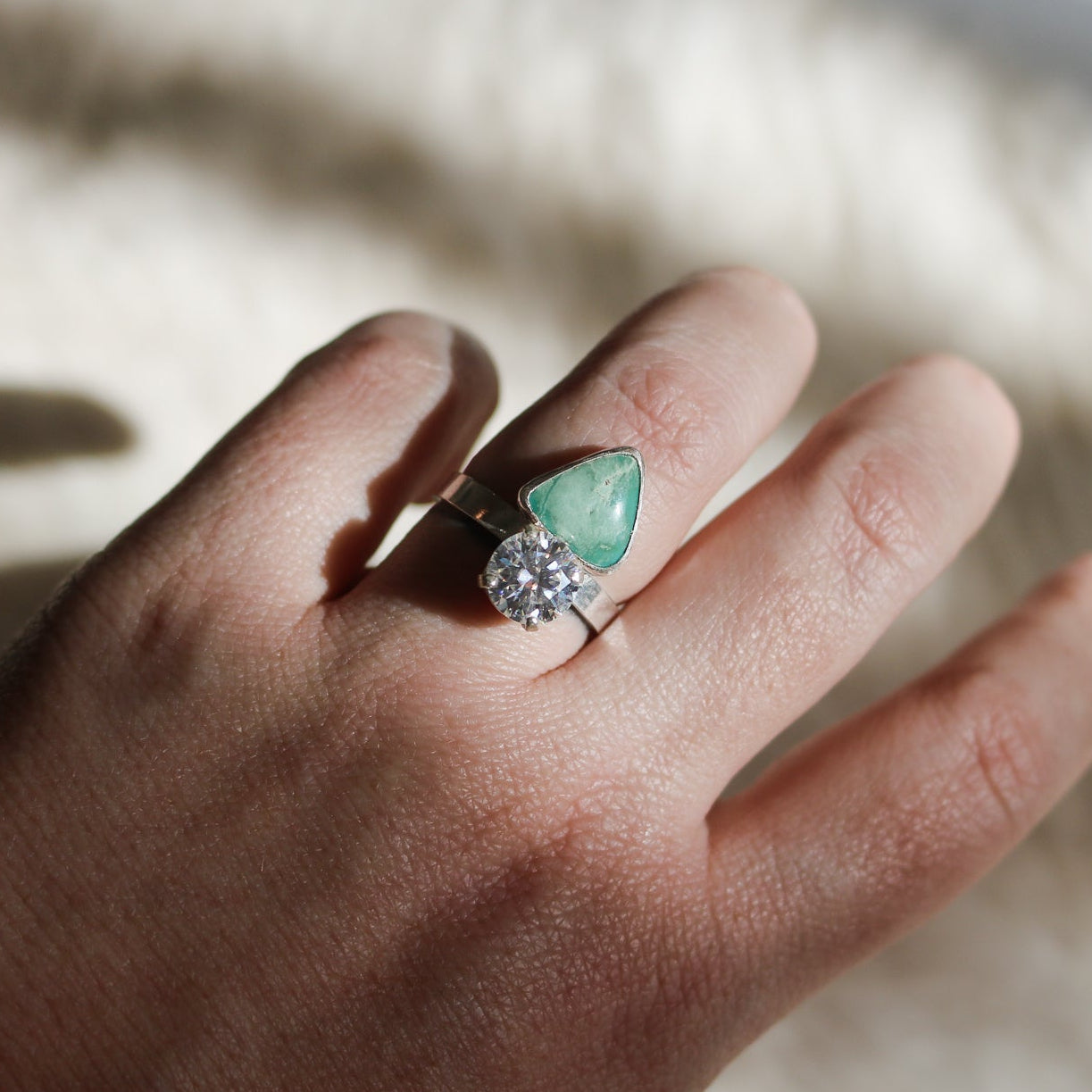 'Georgia' Engagement Ring Size 7.5 // One of a Kind + Ready to Ship