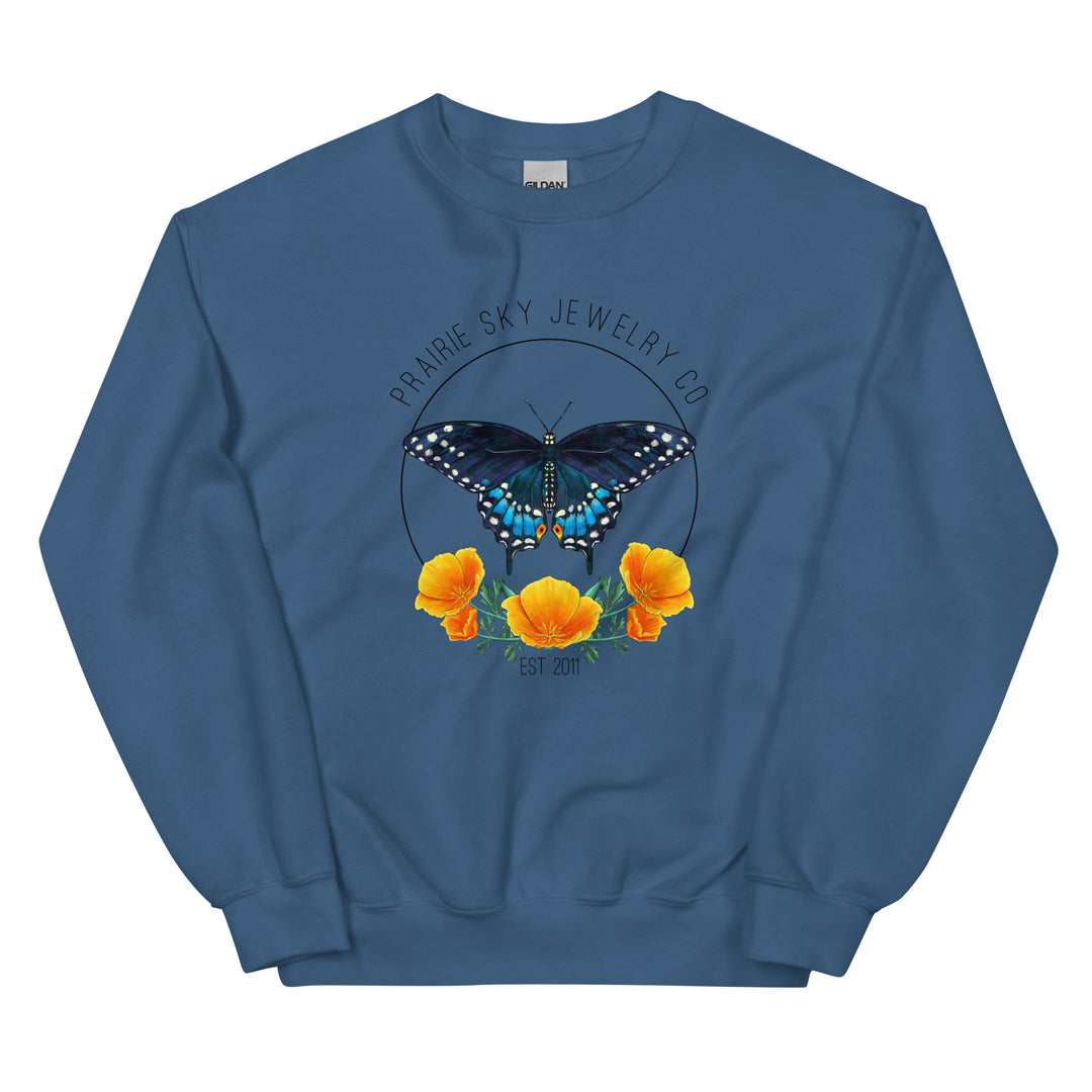 Butterfly P Sky Logo Sweatshirt