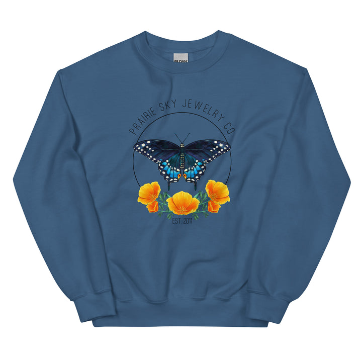 Butterfly P Sky Logo Sweatshirt