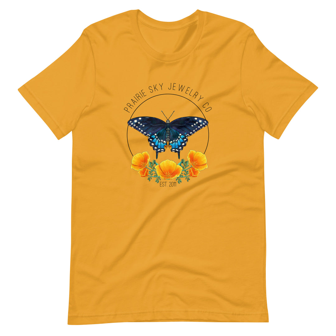 Butterfly P Sky Logo Tee