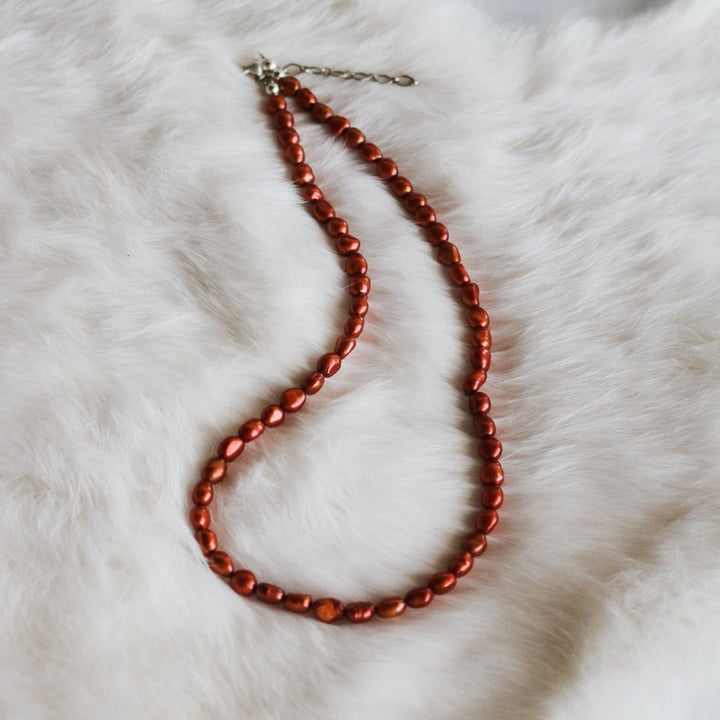 LIMITED Copper Pearl Necklace