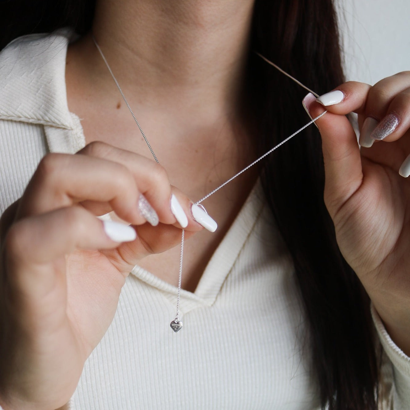 Sterling Silver Adjustable Wheat Chain