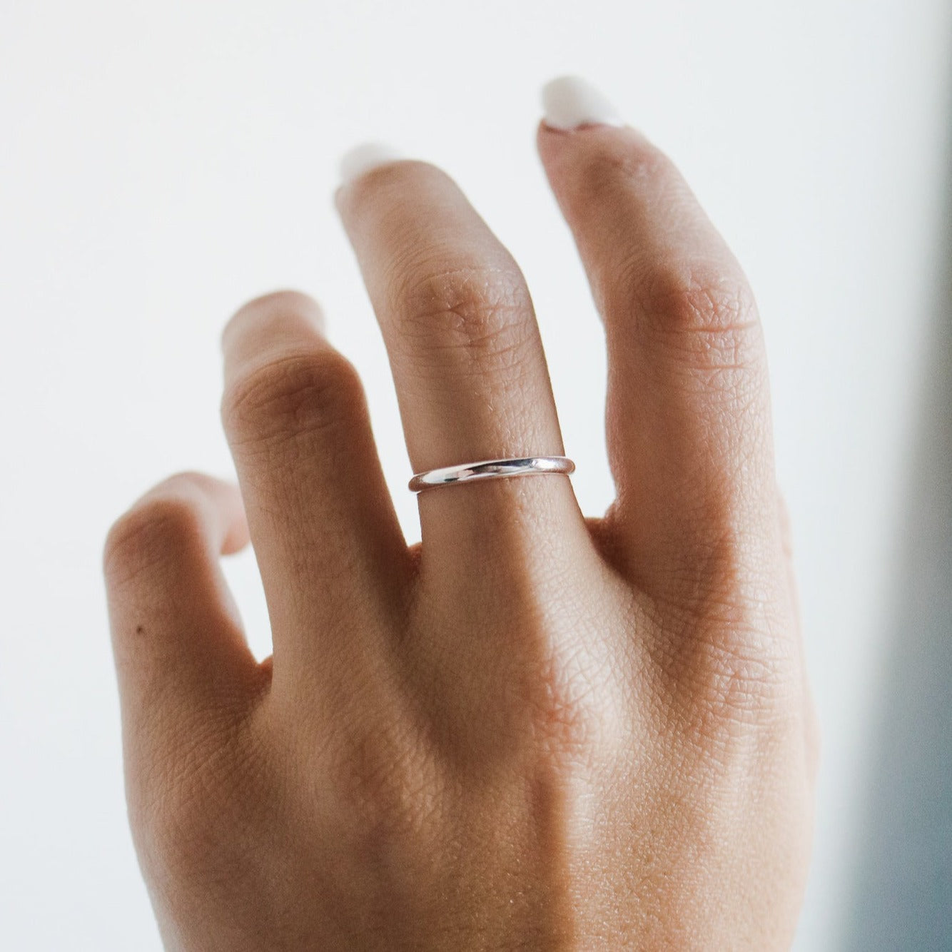 Simple Sterling Stacking Ring