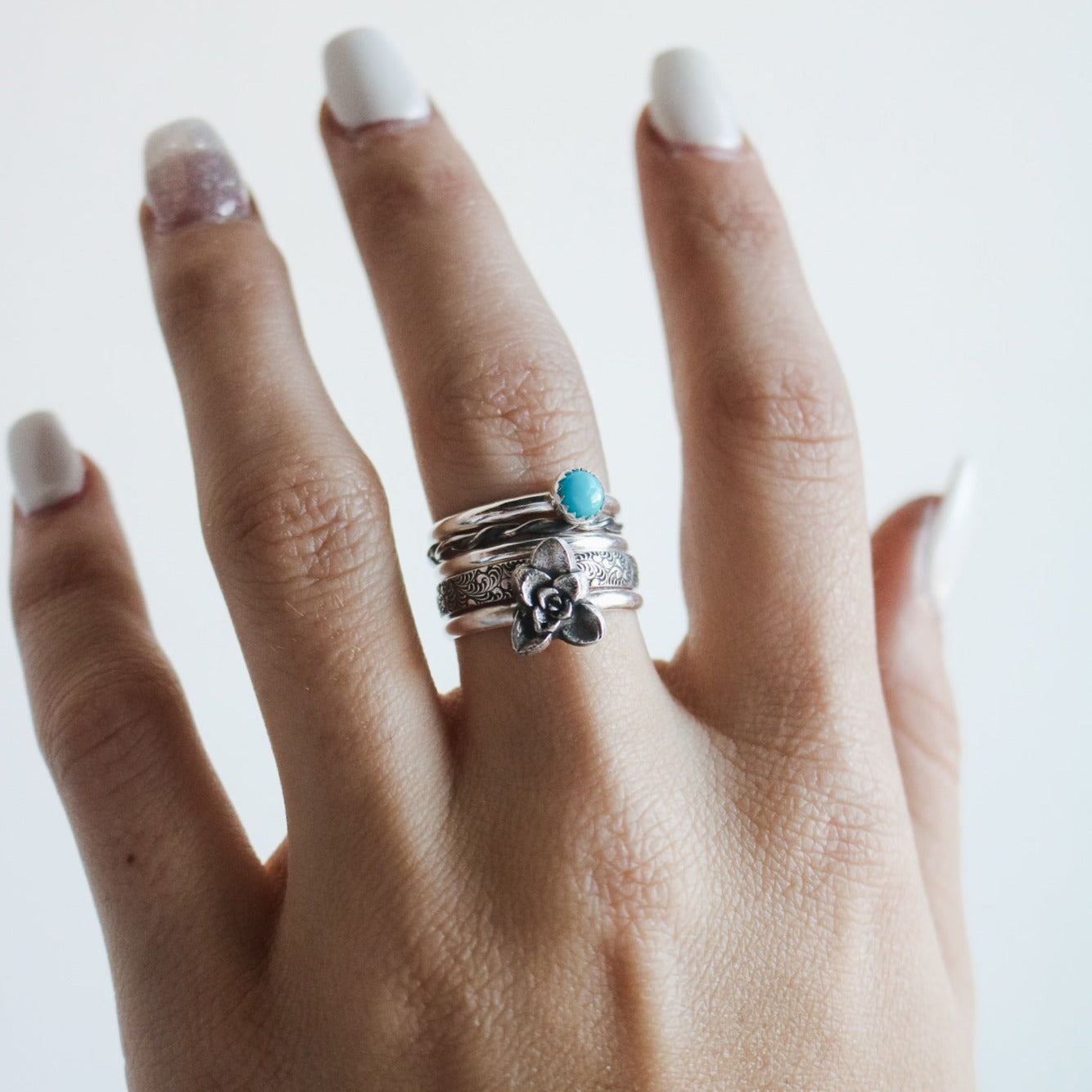 Las Cruces Stacking Ring Set // Made to Order