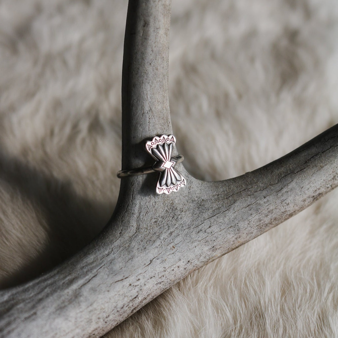 Butterfly Concho Stacking Ring