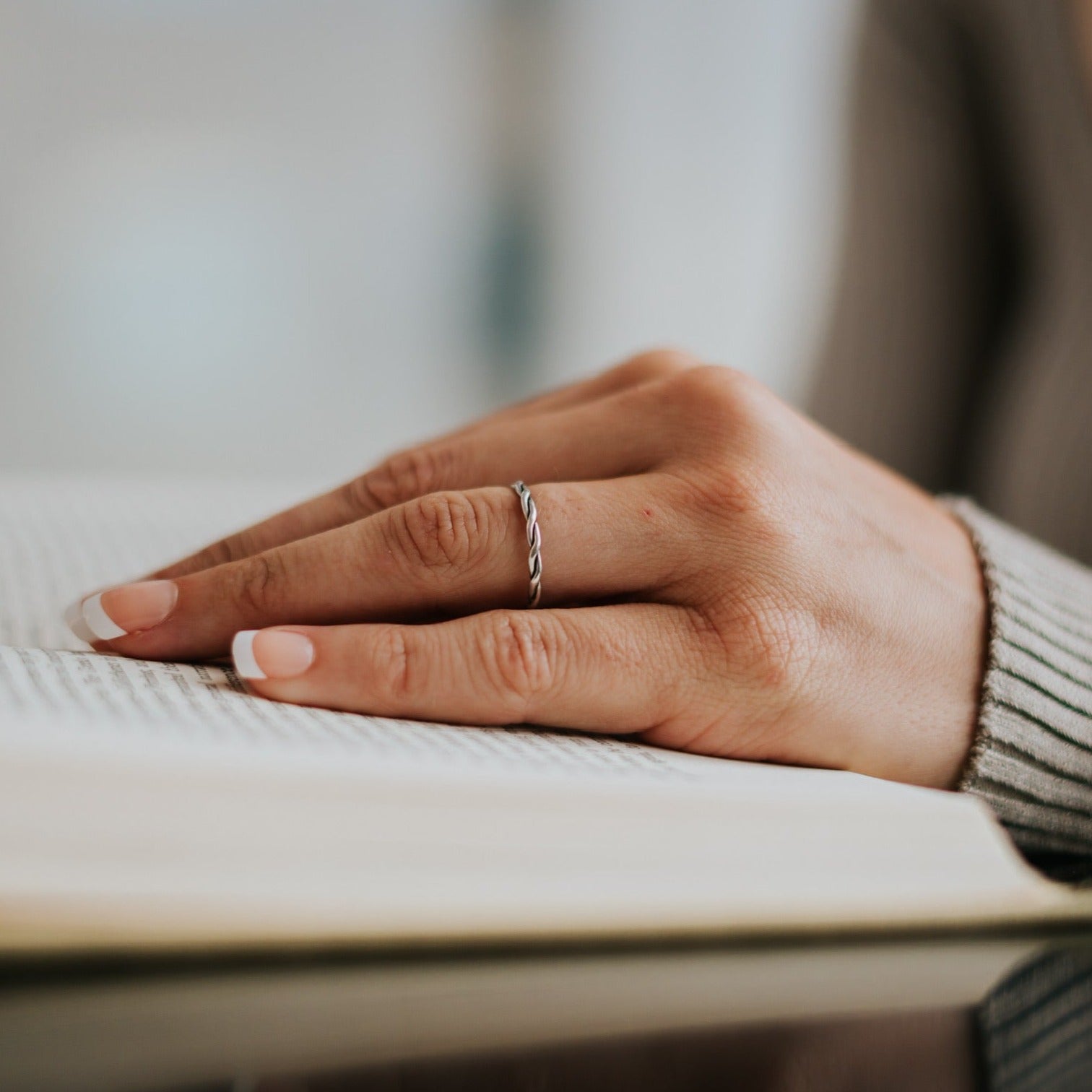 Braided Rope Stacking Ring