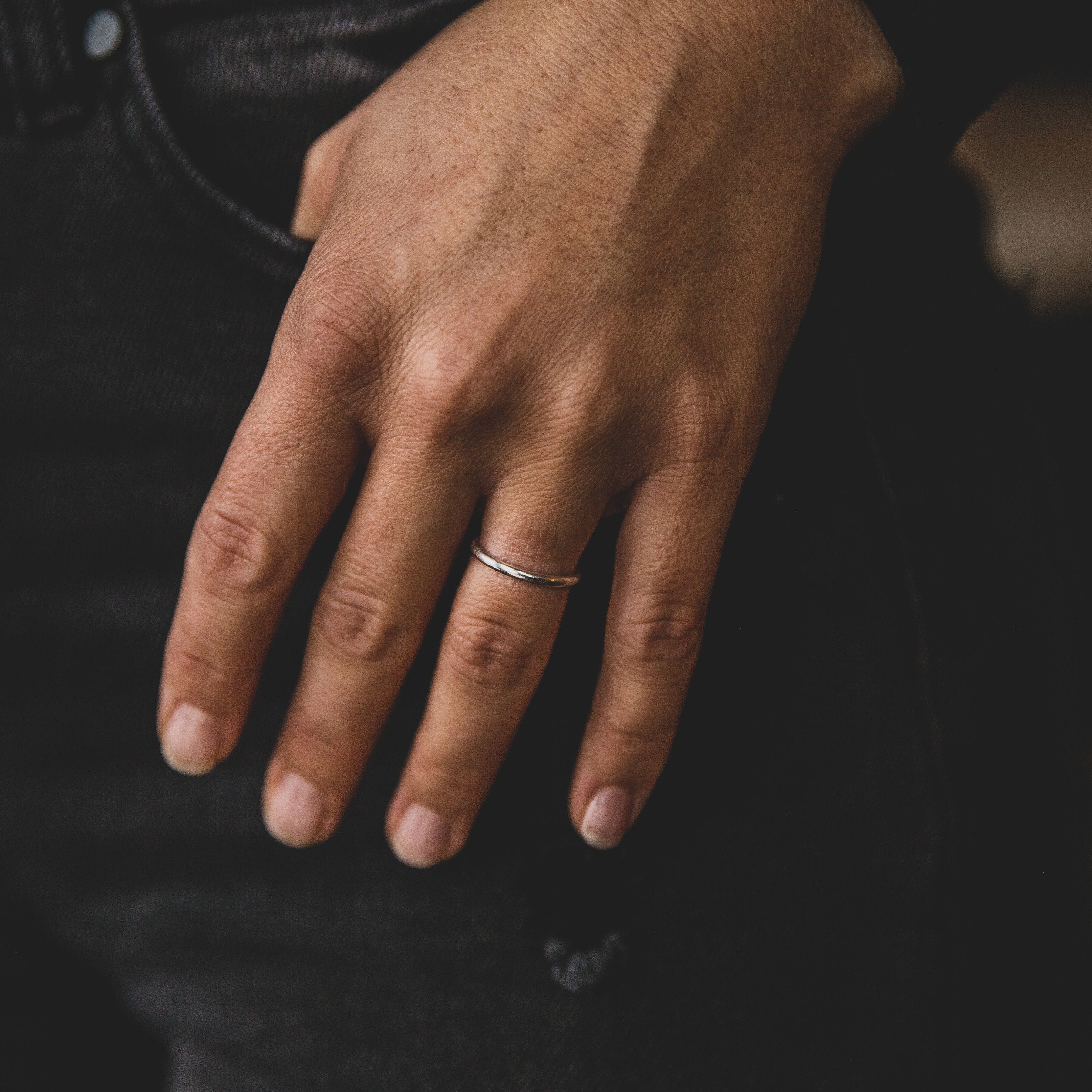 Simple Sterling Stacking Ring