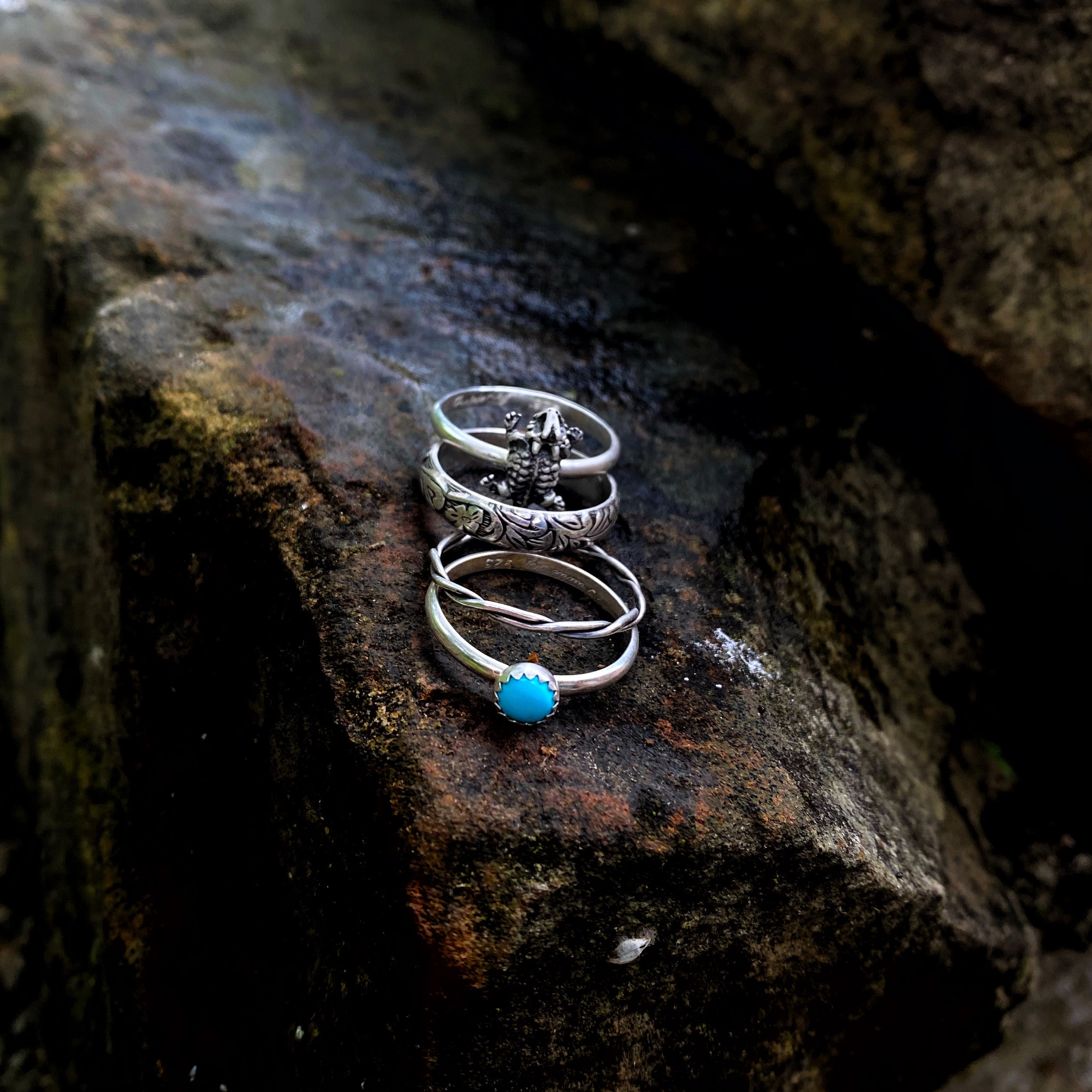 Horny Toad Stacking Ring Set // Made to Order