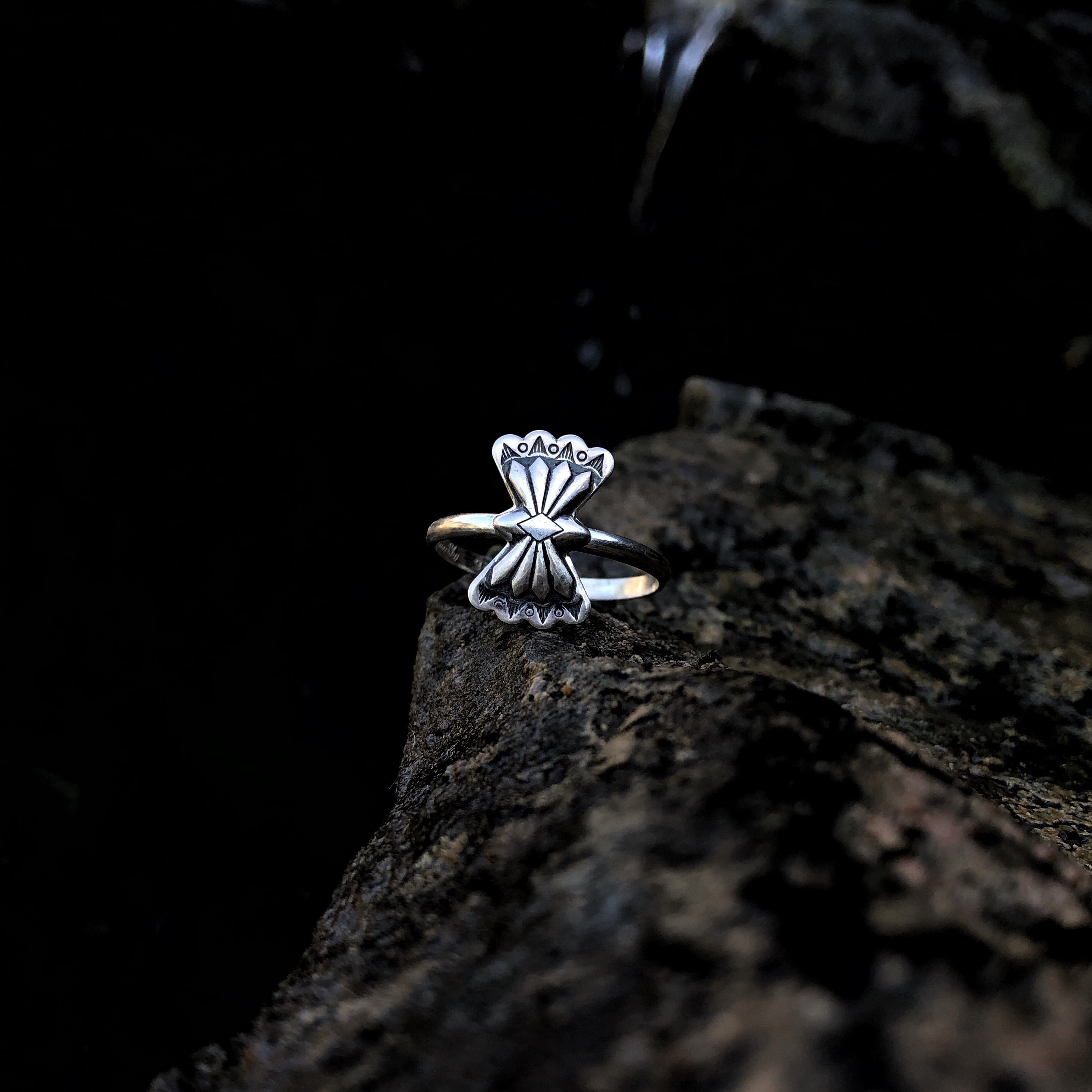 Butterfly Concho Stacking Ring
