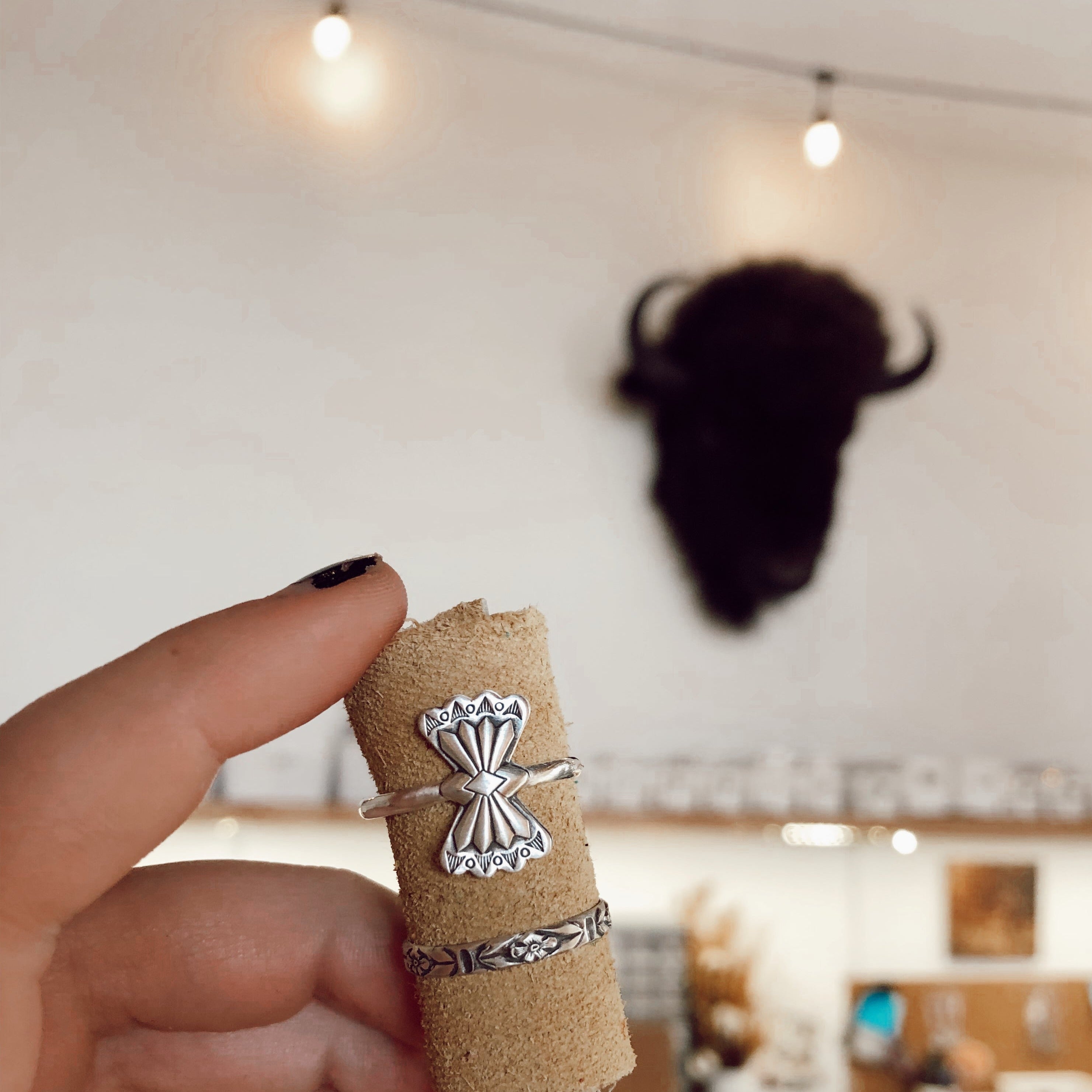 Butterfly Concho Stacking Ring