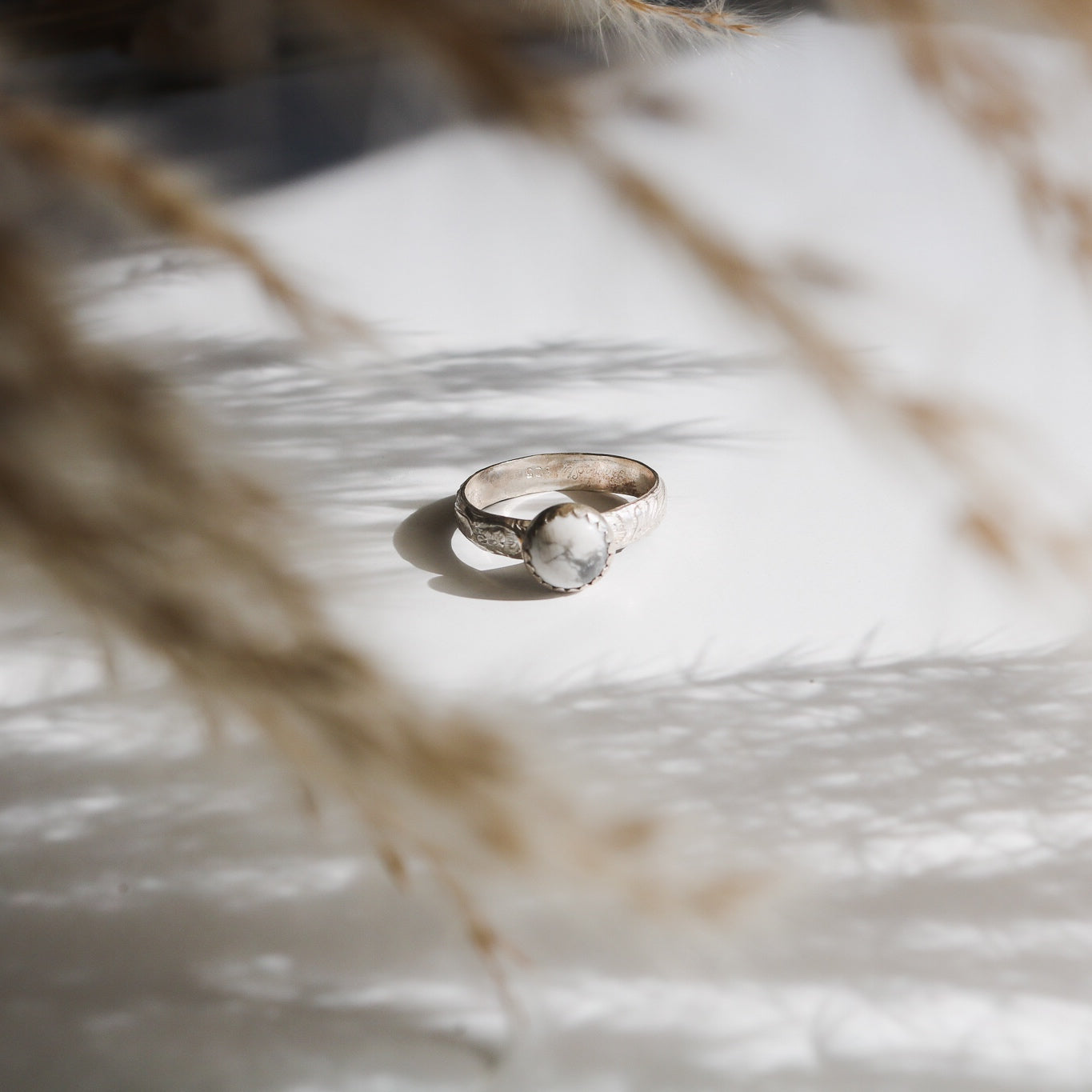 Sweetwater Stacking Ring in 'White Buffalo' // Made to Order
